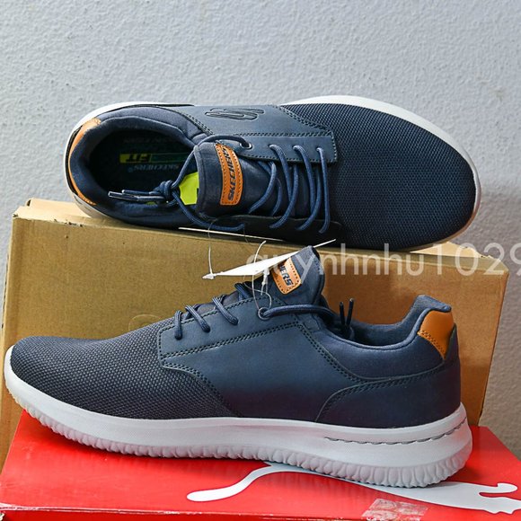 skechers Men's Delson Shoe IN navy - Picture 5 of 6